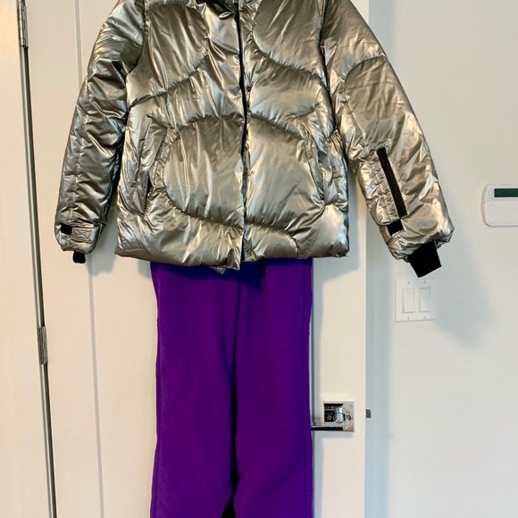 ZARA SKI WINDPROOF WATERPROOF DOWN PUFFER JACKET + SKI trousers - Picture 4 of 10